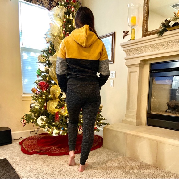 CLEARANCE-FIRM‼️5🌟Color Block Jogger Jumpsuit - Picture 6 of 7